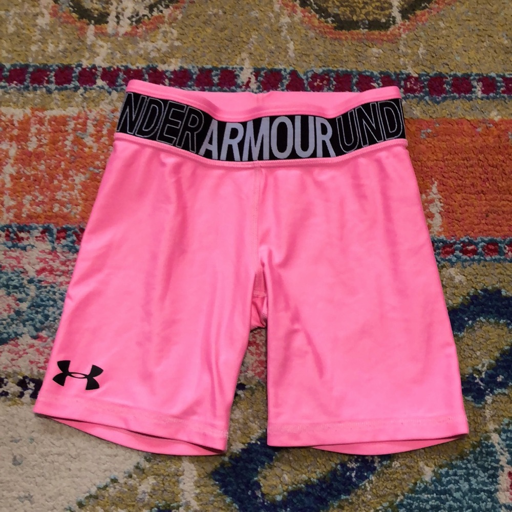 🧜🏼♀️3 for $15 listing!🧜🏼♀️ under armour spandex shorts - Picture 1 of 5